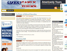 Tablet Screenshot of americanlyyours.com
